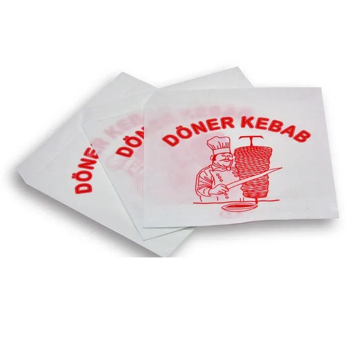 [60.0004] Sachet à Kebab Blanc - 16x16 cm (Paquet de 4 kg)