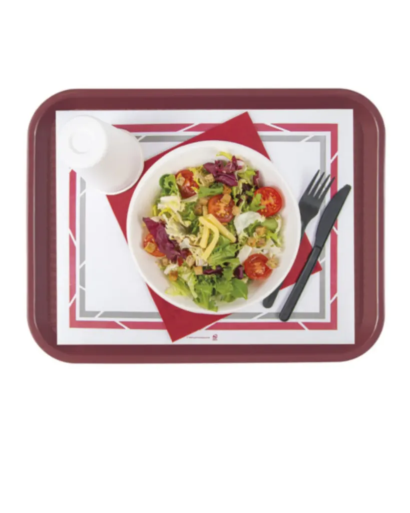 [50.0021] Set de Table pour Plateau Blanc - 25x31 cm (Carton de 2000 pcs)
