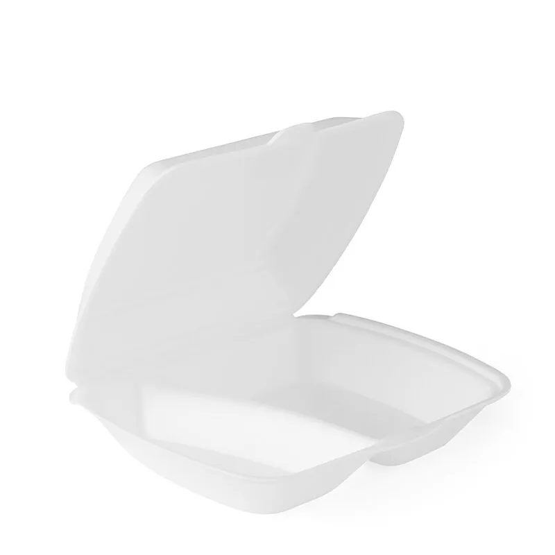 [50.0054] Boîte Menu IP-4 2 Compartiments - 24,5x21x7,2 cm Blanc (Carton de 200 pcs)