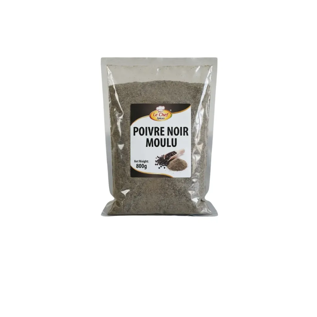 [30.0061] Poivre Noir Moulu Sachet - 800g (1 pc)