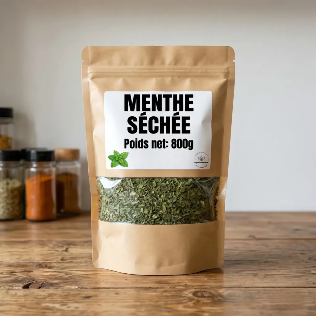 [30.0059] Menthe Séchée Sachet - 800g (1 pc)