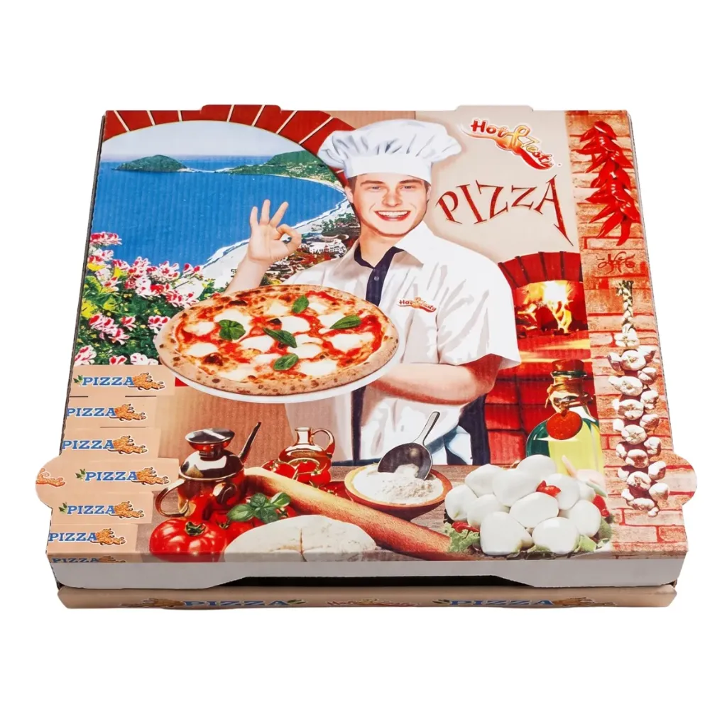 [50.0026] Boîte à Pizza Blanche - 50x50x5 cm (Paquet de 50 pcs)