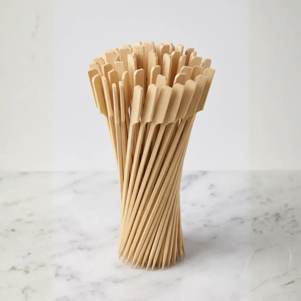 [30.0047] Piques Drapeau en Bambou - 18 cm (Paquet de 100 pcs)