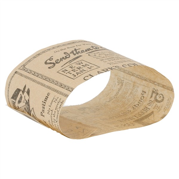 [60.0032] Bandes Kraft pour Sandwichs "Times" - 7x26 cm (Paquet de 5000 pcs)