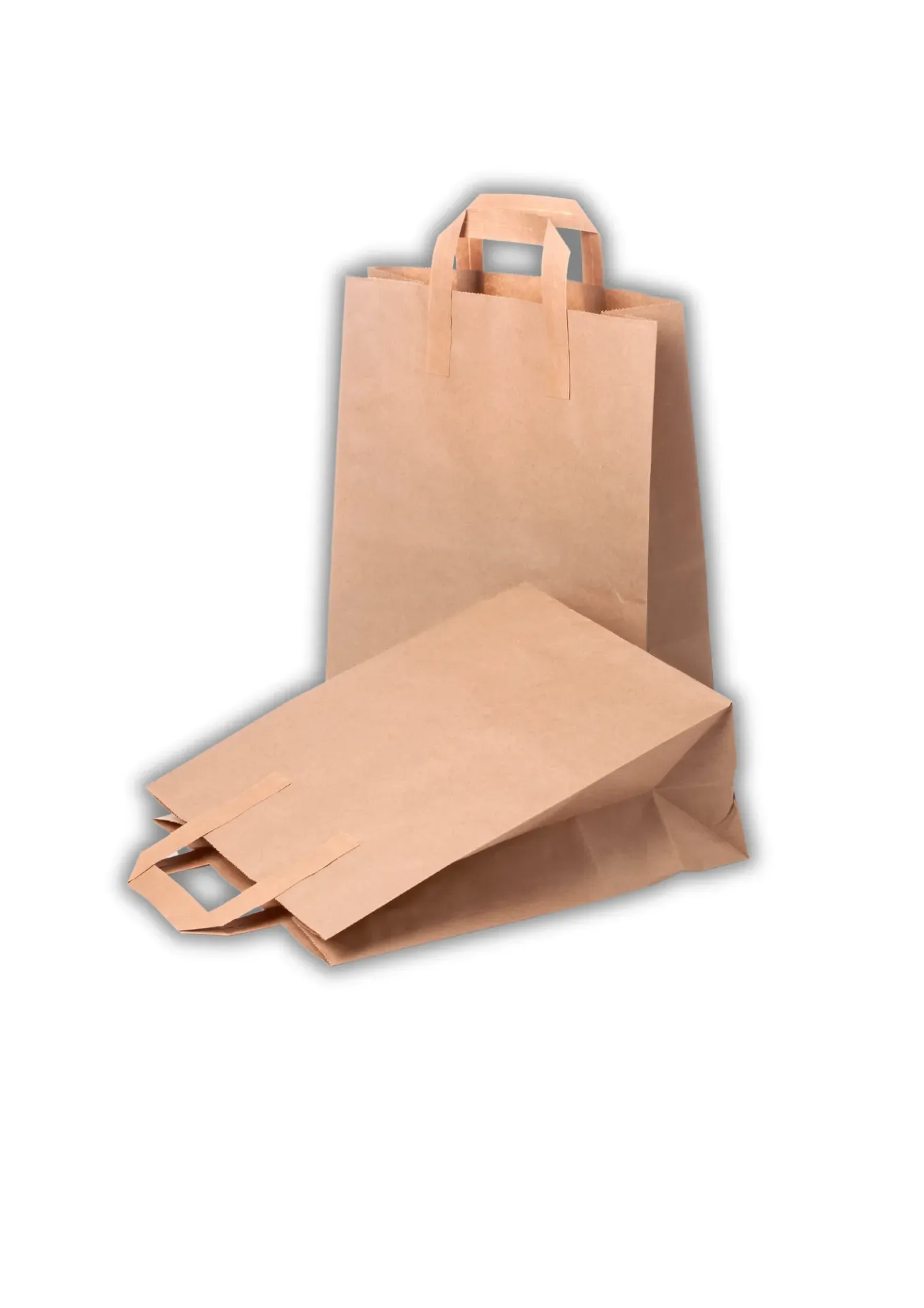 [70.0005] Sacs en Papier Kraft Brun - 32+17x27 cm (Carton de 250 pcs)