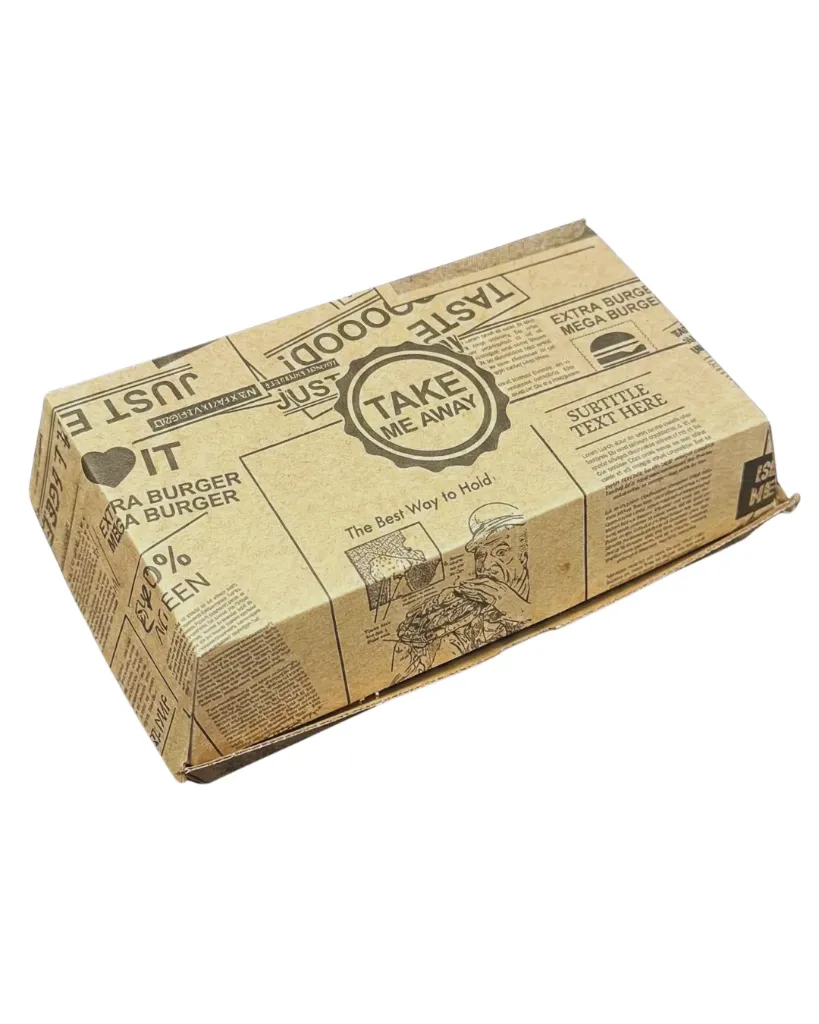 [50.0033] Boîte Lunch IP-10 Carton Kraft - 20,4x10,7x7,9 cm (Carton de 200 pcs)